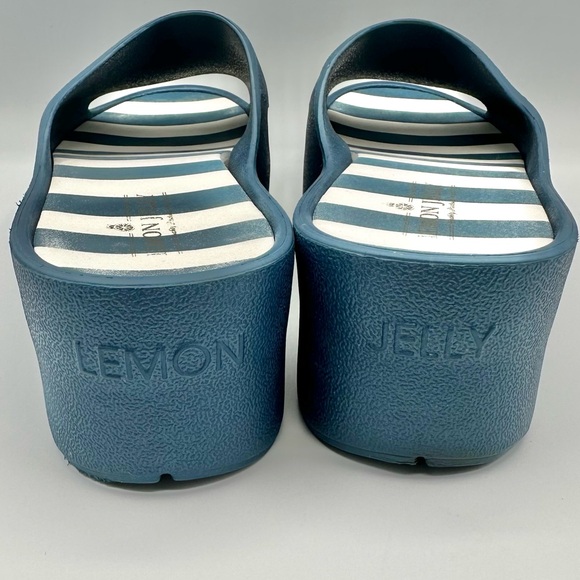 Lemon Jelly Women's Sunny Slide Blue Platform Sandal Size EU 39 - Picture 8 of 12